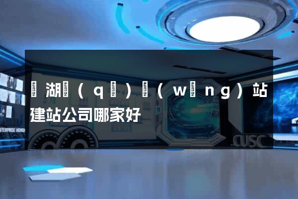 濱湖區(qū)網(wǎng)站建站公司哪家好