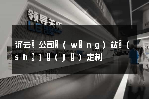 灌云縣公司網(wǎng)站設(shè)計(jì)定制