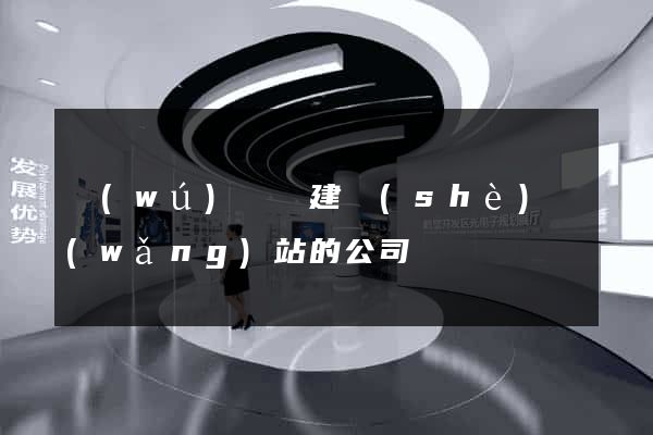 無(wú)為縣建設(shè)網(wǎng)站的公司