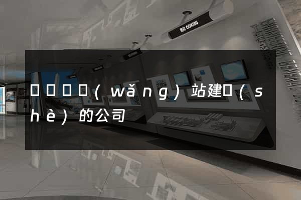 無為縣網(wǎng)站建設(shè)的公司
