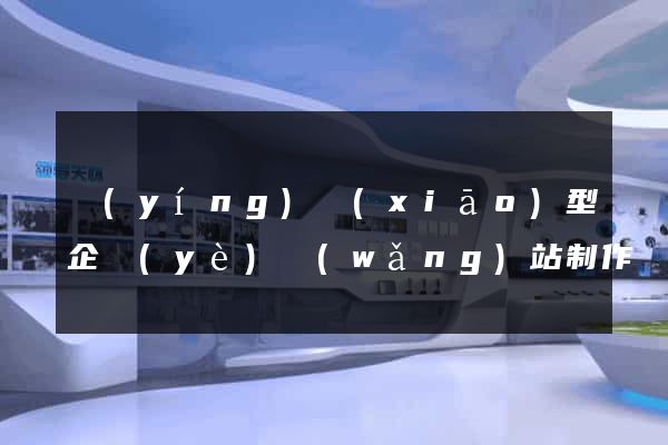 營(yíng)銷(xiāo)型企業(yè)網(wǎng)站制作