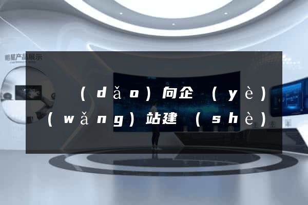 營銷導(dǎo)向企業(yè)網(wǎng)站建設(shè)