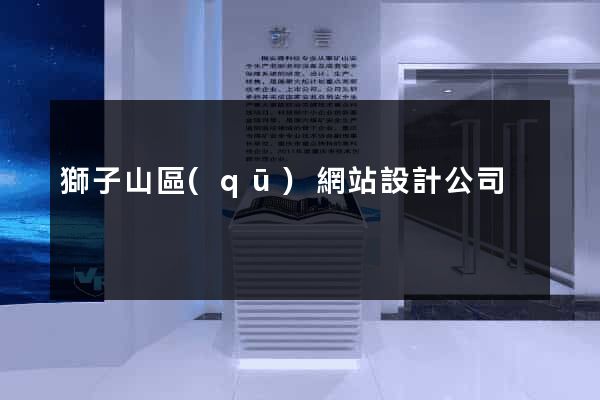 獅子山區(qū)網站設計公司