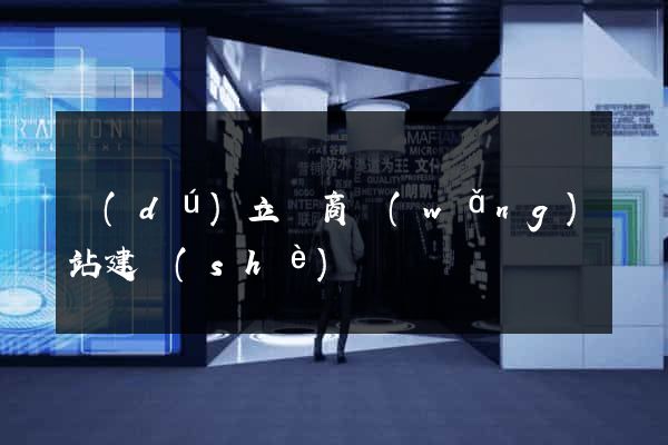 獨(dú)立電商網(wǎng)站建設(shè)