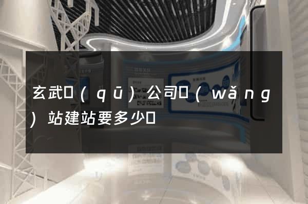 玄武區(qū)公司網(wǎng)站建站要多少錢