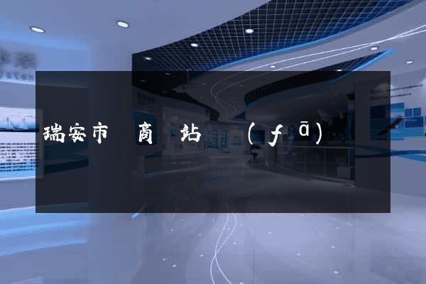 瑞安市電商網站開發(fā)