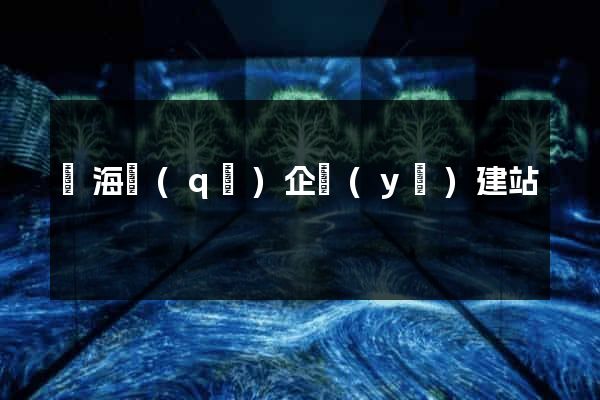 瑤海區(qū)企業(yè)建站