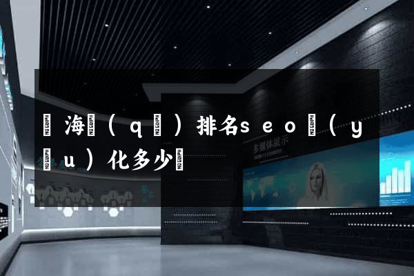 瑤海區(qū)排名seo優(yōu)化多少錢