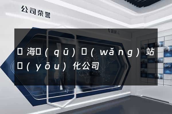 甌海區(qū)網(wǎng)站優(yōu)化公司