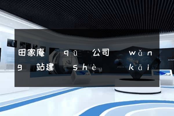 田家庵區(qū)公司網(wǎng)站建設(shè)開(kāi)發(fā)