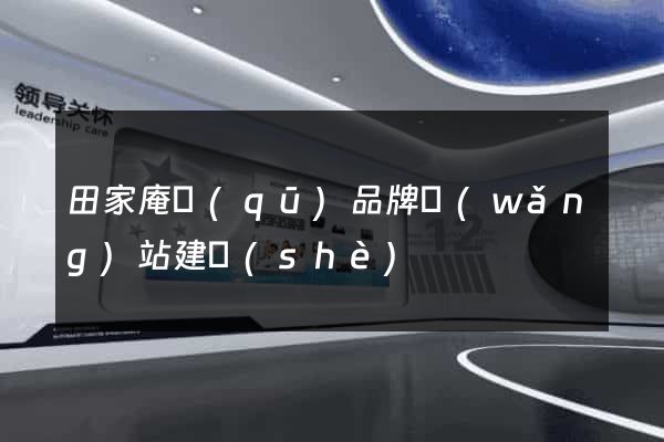田家庵區(qū)品牌網(wǎng)站建設(shè)
