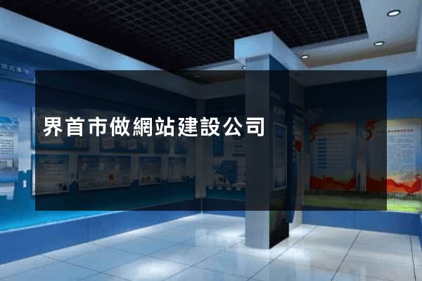 界首市做網站建設公司