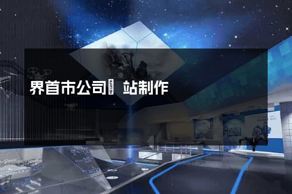界首市公司網站制作