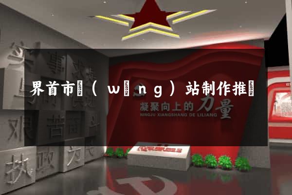 界首市網(wǎng)站制作推廣