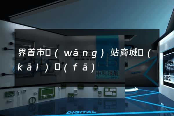 界首市網(wǎng)站商城開(kāi)發(fā)