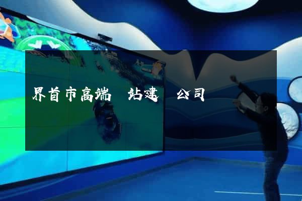 界首市高端網站建設公司