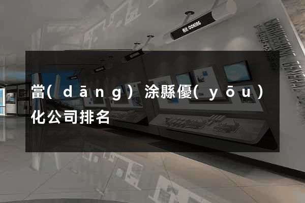 當(dāng)涂縣優(yōu)化公司排名