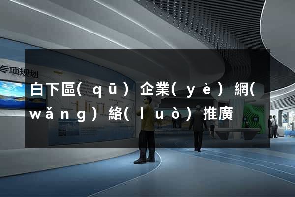 白下區(qū)企業(yè)網(wǎng)絡(luò)推廣