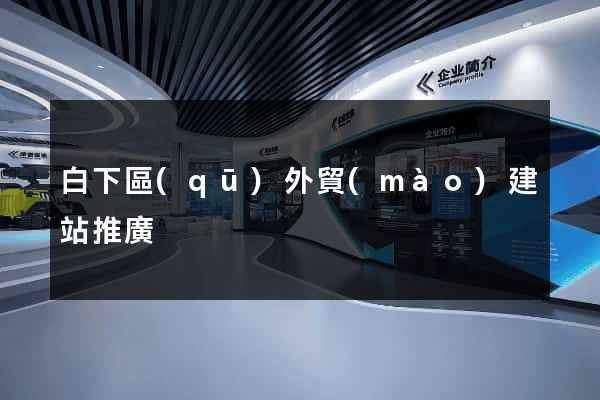 白下區(qū)外貿(mào)建站推廣