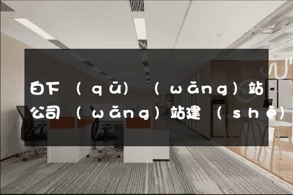 白下區(qū)網(wǎng)站公司網(wǎng)站建設(shè)