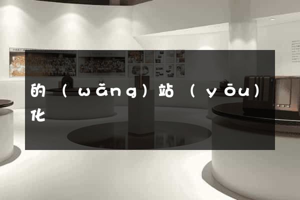 的網(wǎng)站優(yōu)化
