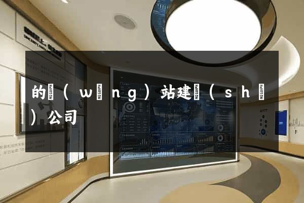 的網(wǎng)站建設(shè)公司