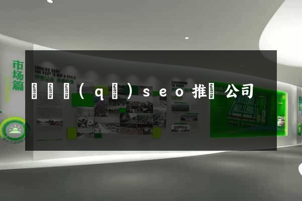 盧灣區(qū)seo推廣公司