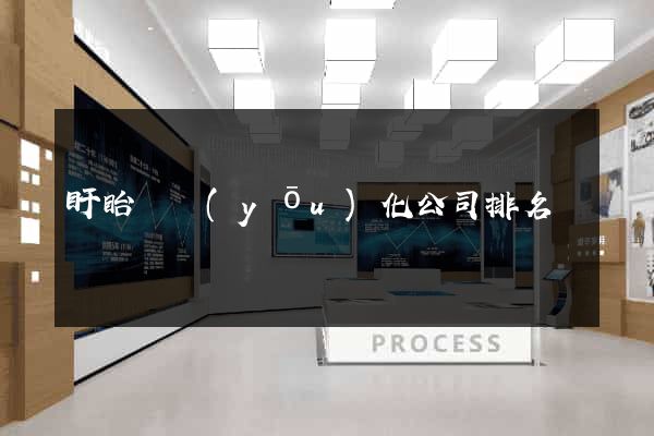 盱眙縣優(yōu)化公司排名