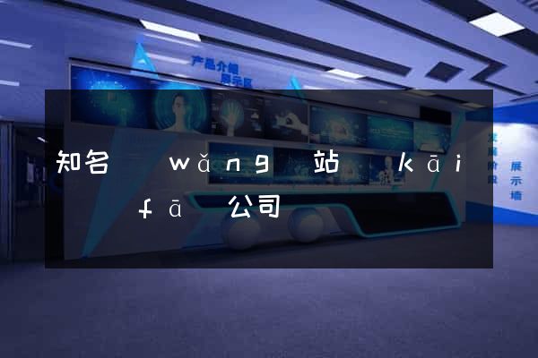 知名網(wǎng)站開(kāi)發(fā)公司