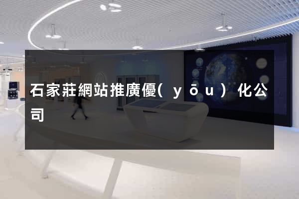 石家莊網站推廣優(yōu)化公司