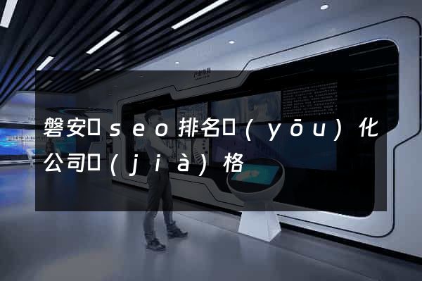 磐安縣seo排名優(yōu)化公司價(jià)格