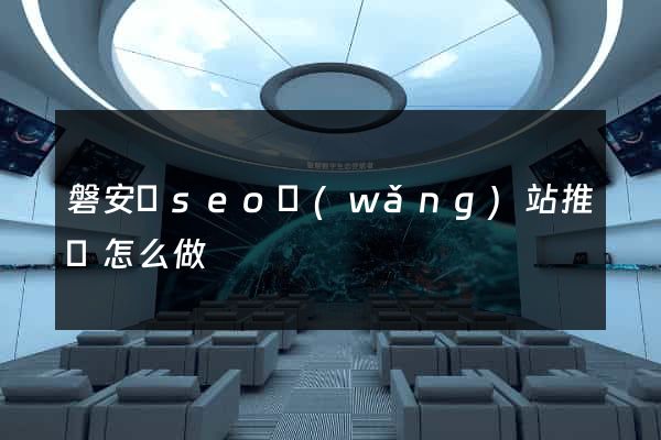 磐安縣seo網(wǎng)站推廣怎么做