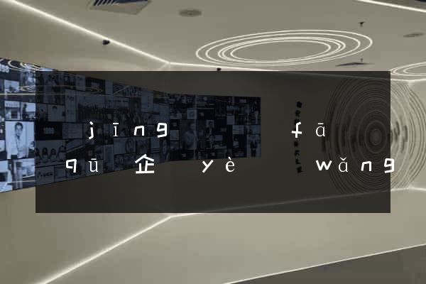 經(jīng)濟開發(fā)區(qū)企業(yè)網(wǎng)頁制作