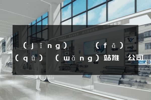 經(jīng)濟開發(fā)區(qū)網(wǎng)站推廣公司