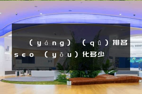 維揚(yáng)區(qū)排名seo優(yōu)化多少錢