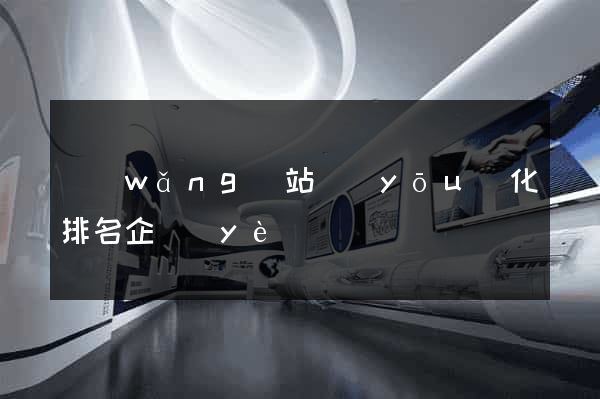 網(wǎng)站優(yōu)化排名企業(yè)