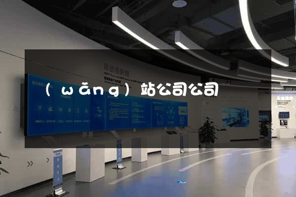網(wǎng)站公司公司