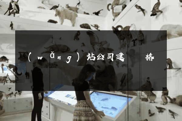 網(wǎng)站公司建設價格
