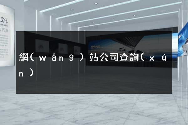 網(wǎng)站公司查詢(xún)