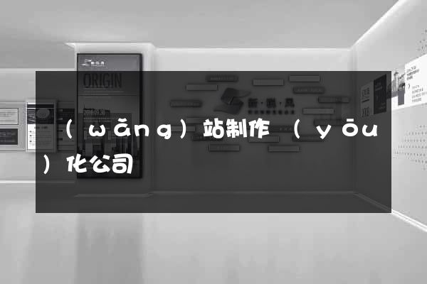 網(wǎng)站制作優(yōu)化公司