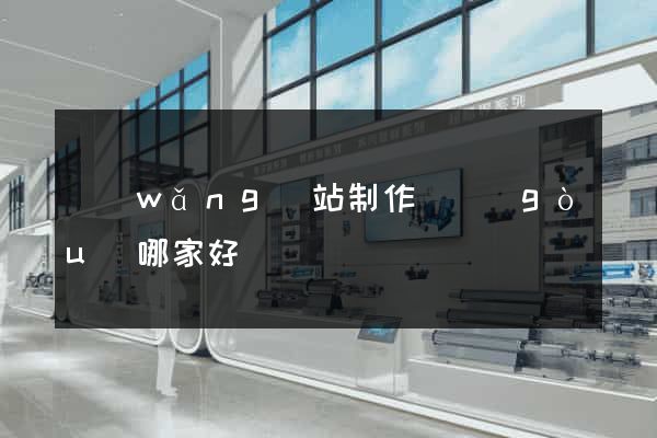 網(wǎng)站制作機構(gòu)哪家好