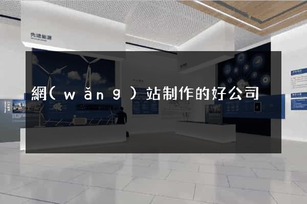 網(wǎng)站制作的好公司