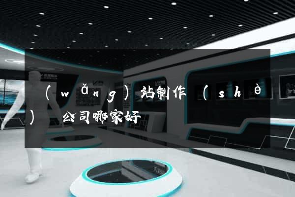網(wǎng)站制作設(shè)計公司哪家好