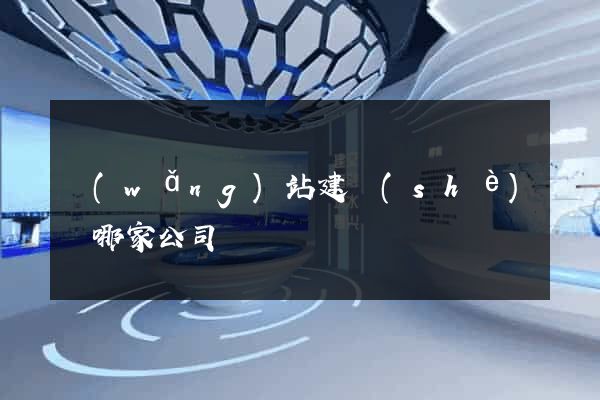 網(wǎng)站建設(shè)選哪家公司