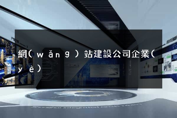 網(wǎng)站建設公司企業(yè)