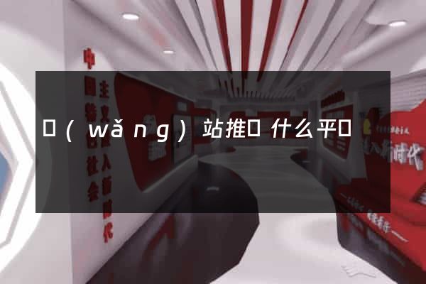 網(wǎng)站推廣什么平臺