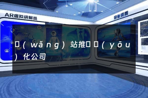 網(wǎng)站推廣優(yōu)化公司