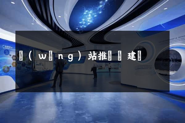 網(wǎng)站推廣與建設