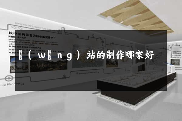 網(wǎng)站的制作哪家好