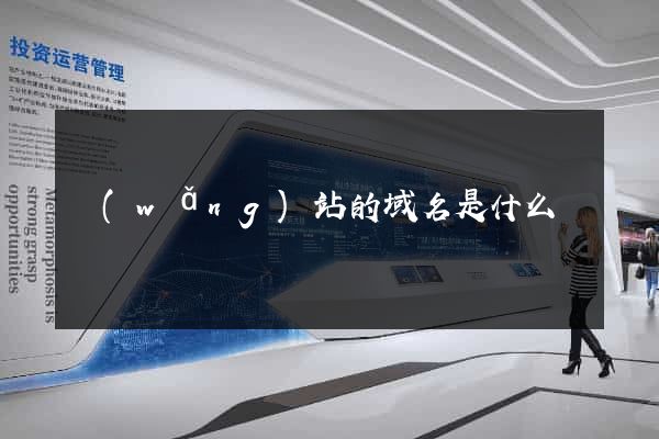 網(wǎng)站的域名是什么